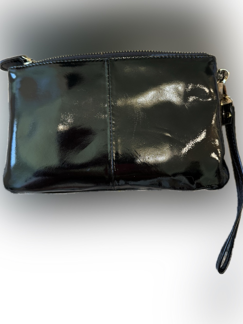 Handbag Butler Black Patent Shine Mini Bag Charger